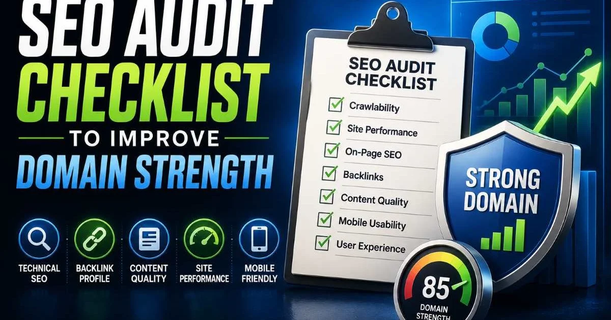 SEO Audit Checklist to Improve Domain Strength